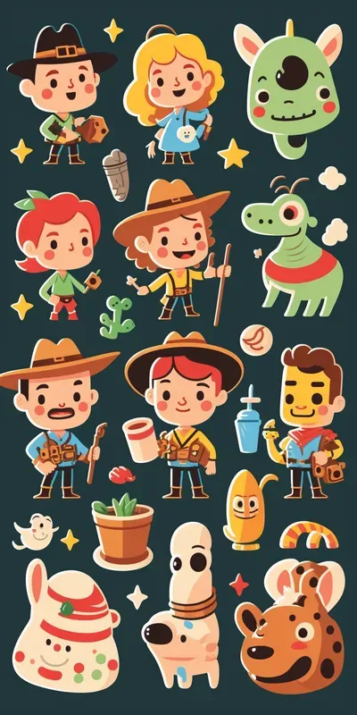 Character Stickers