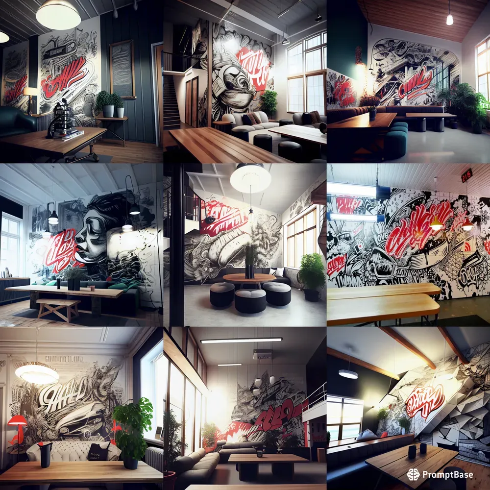 Urban Street Art Interior Designs