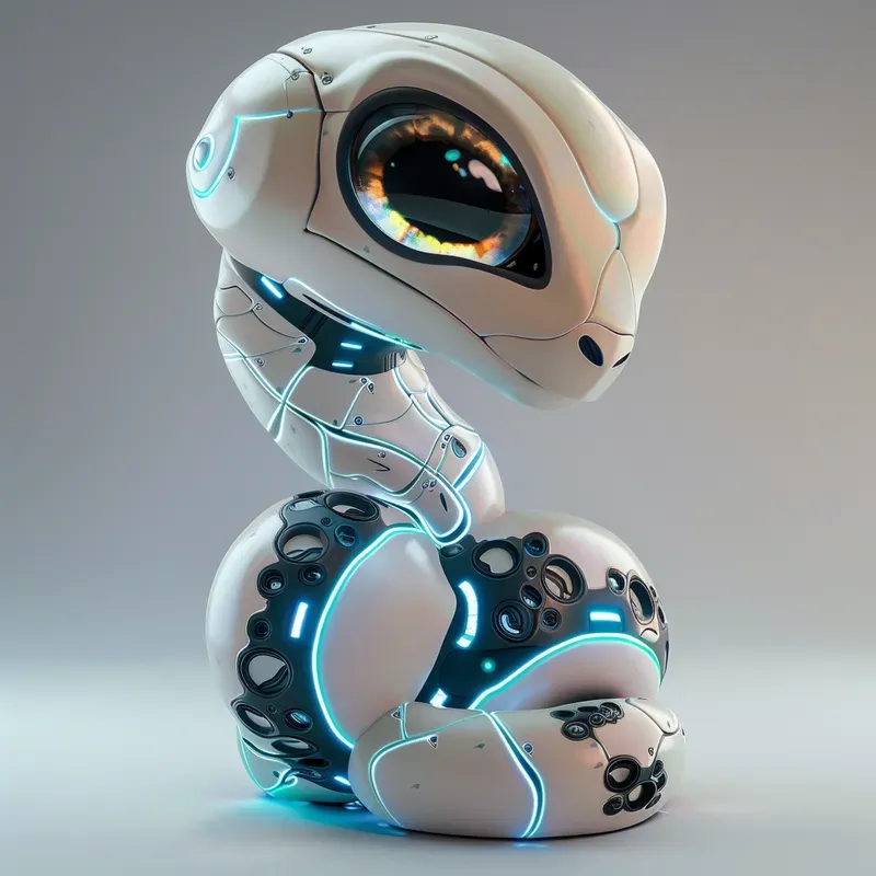 Cute Robotic Animals Stylized And Friends