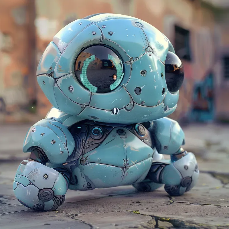 Cute Robotic Animals Stylized And Friends
