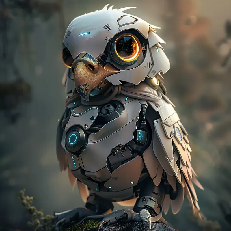 Cute Robotic Animals Stylized And Friends