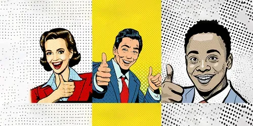 Pop Art Comic Characters generated by dalle