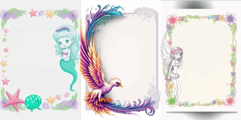 Journal Stationery Pages generated by undefined