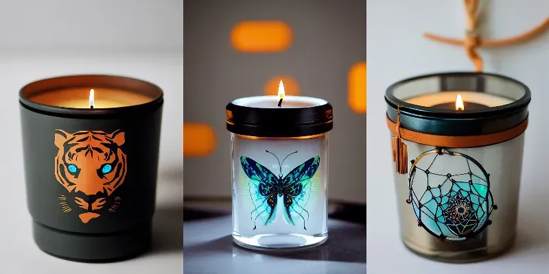 Container Candle Product Photo generated by undefined