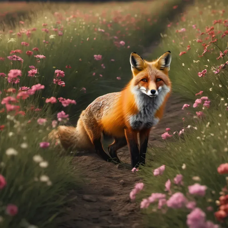 Realistic Animals In The Fields