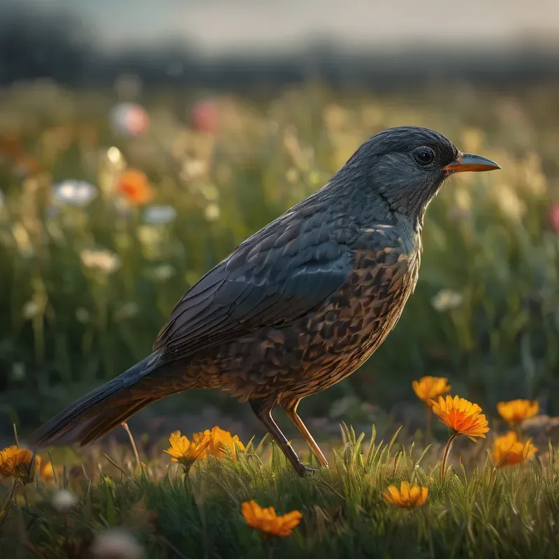Realistic Animals In The Fields