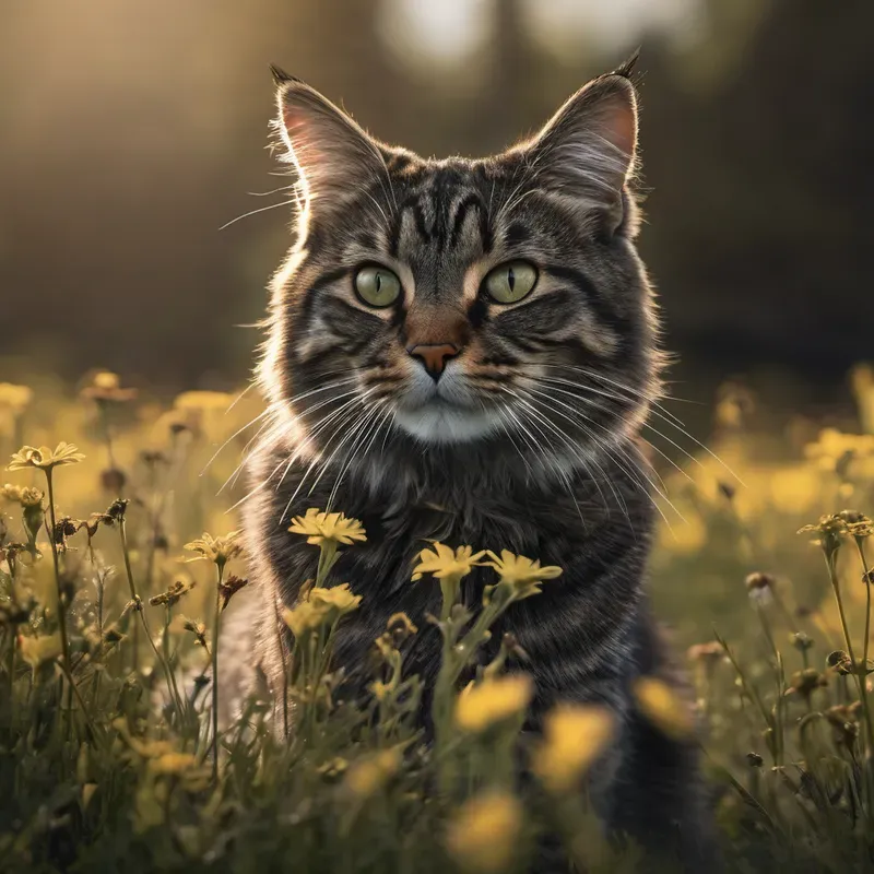 Realistic Animals In The Fields