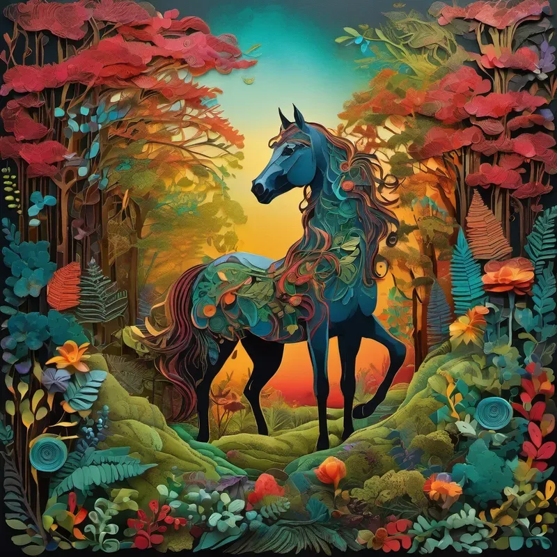 Paper Collages Of Animals