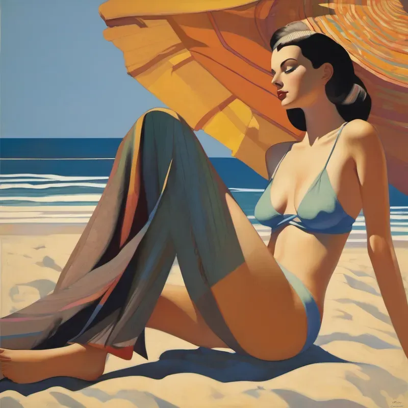 Innovative Artistic Bikini Girls