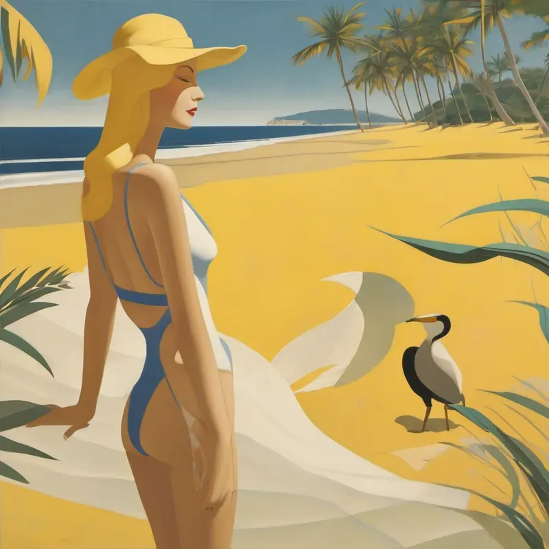 Innovative Artistic Bikini Girls