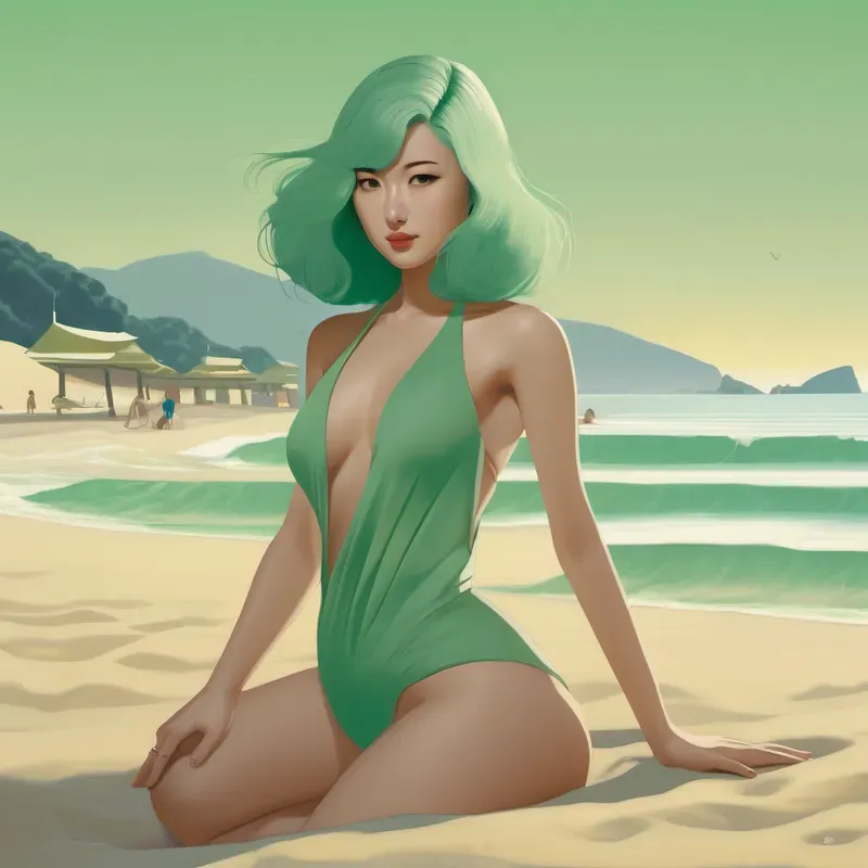 Innovative Artistic Bikini Girls