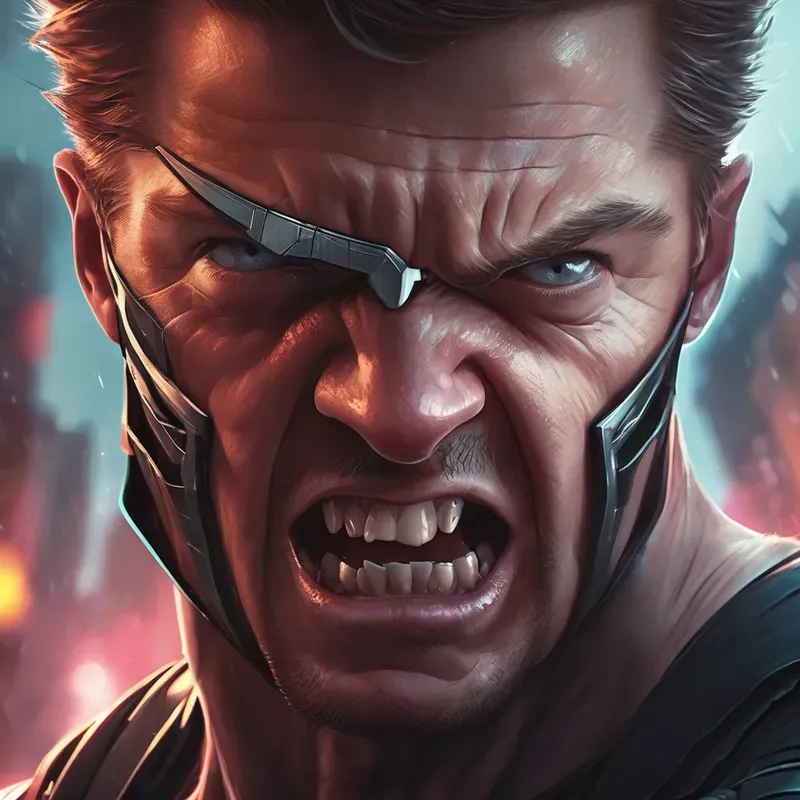 Angry Screaming Characters