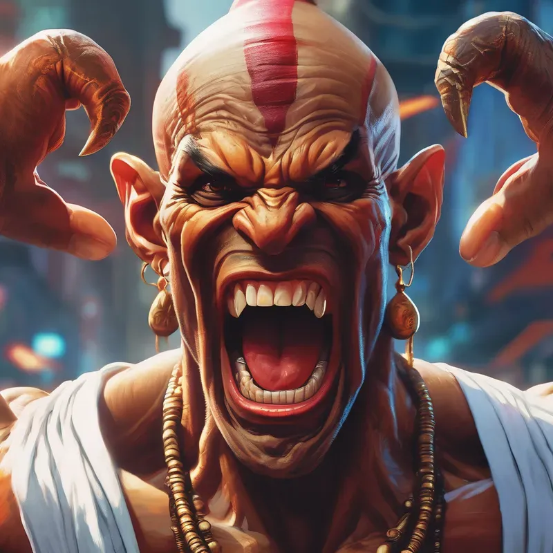Angry Screaming Characters