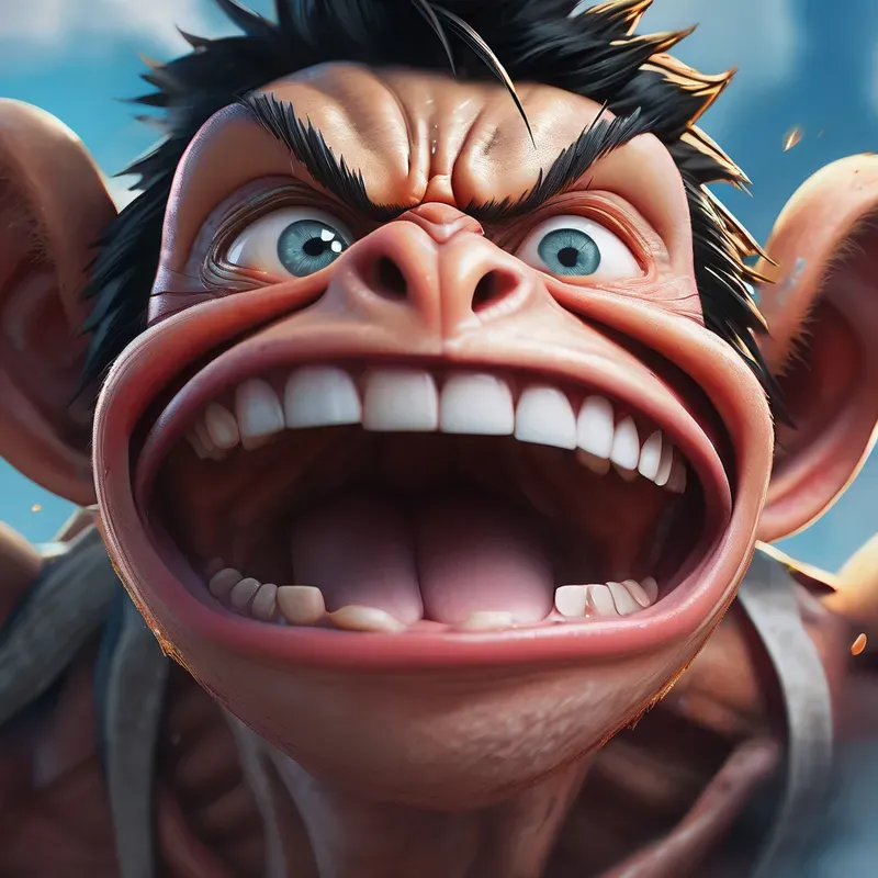 Angry Screaming Characters