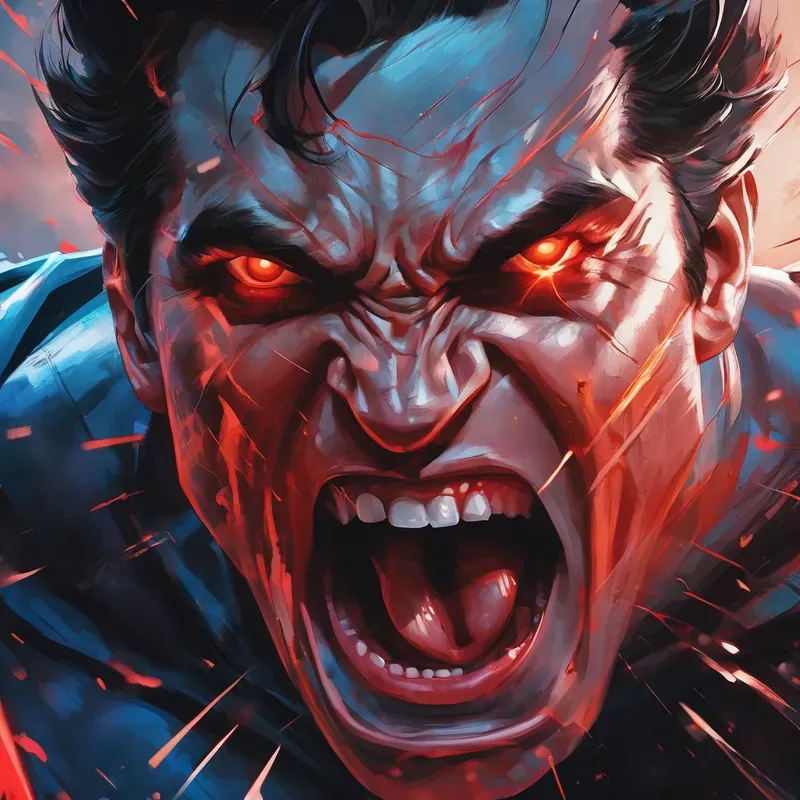 Angry Screaming Characters