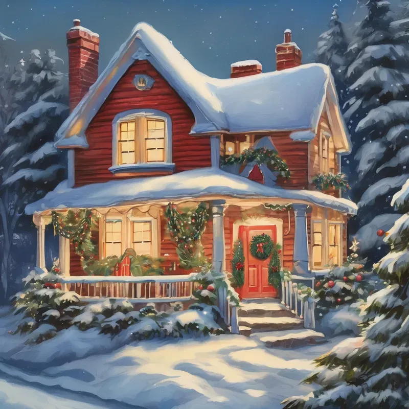 Merry Christmas Vintage Card Postals