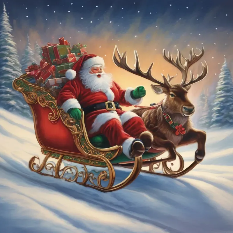 Merry Christmas Vintage Card Postals