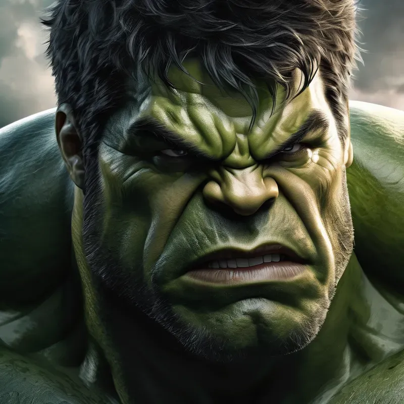 Angry Superheroes Portraits