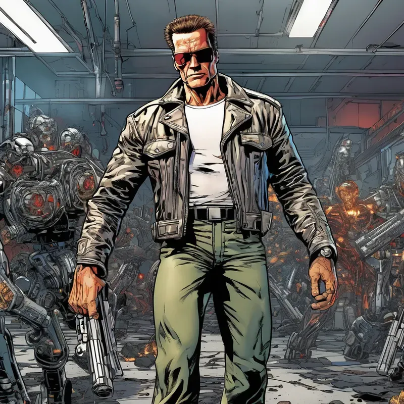 Absurd Superheroes Comic Art