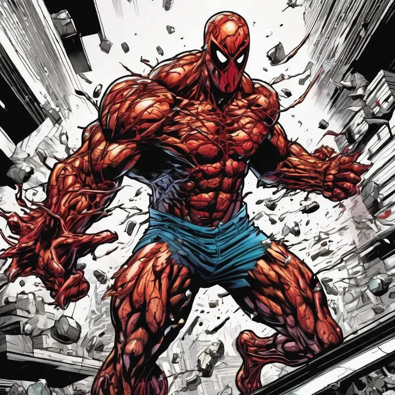 Absurd Superheroes Comic Art
