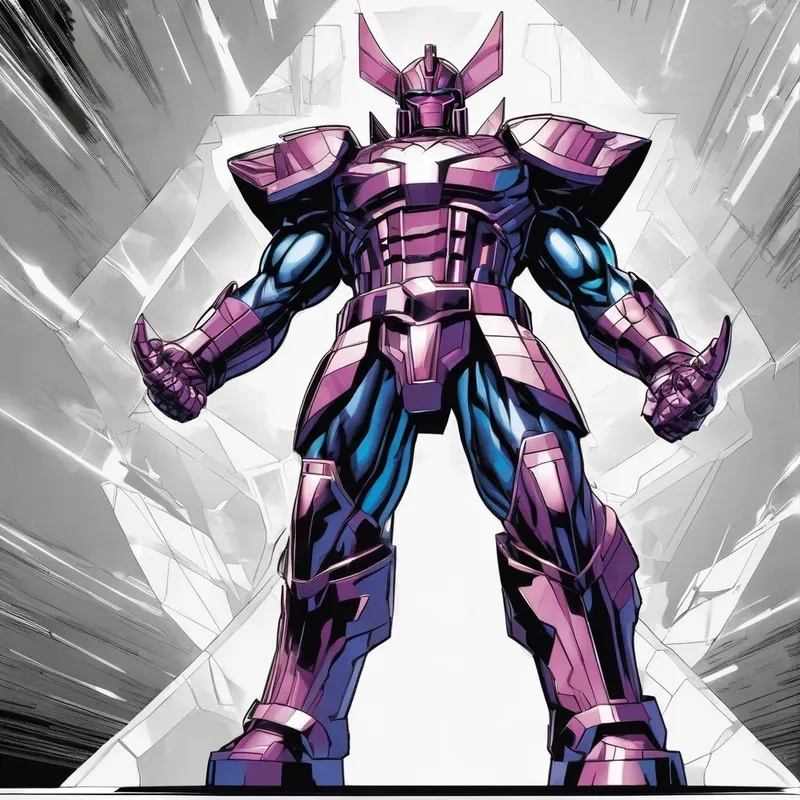 Iconic Manga Style Superheroes