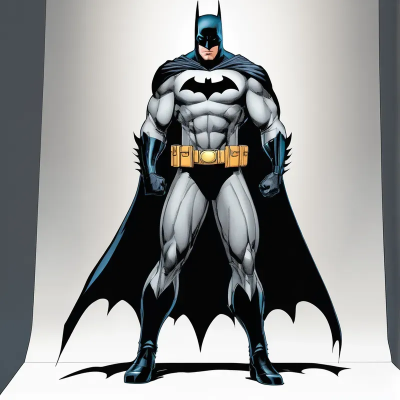 Iconic Manga Style Superheroes