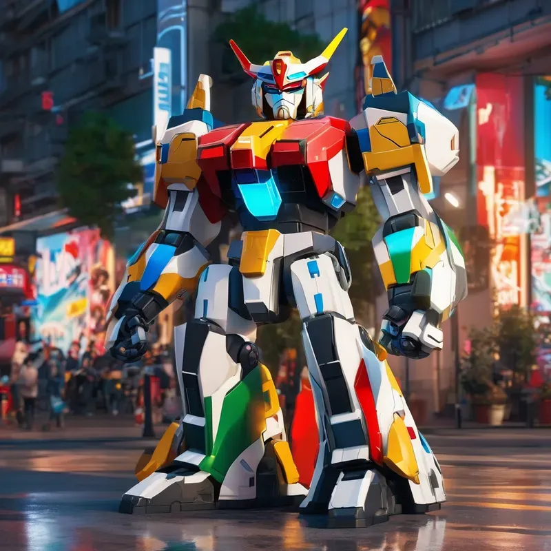 3D Cartoonish 1980s Characters