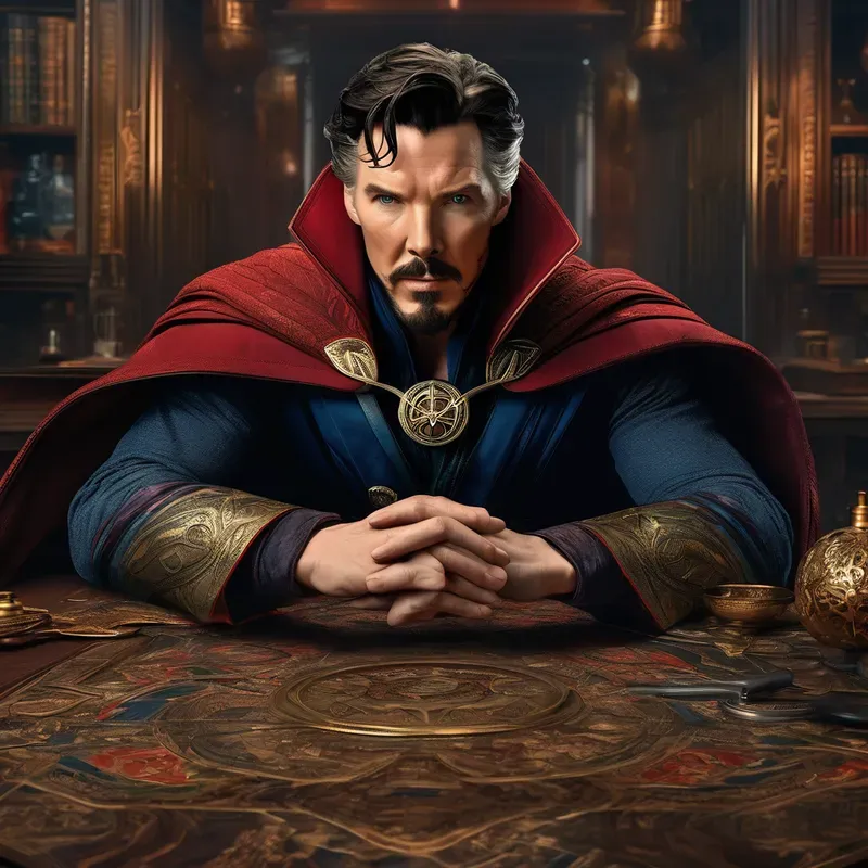 Victorian Futuristic Superheroes Portraits