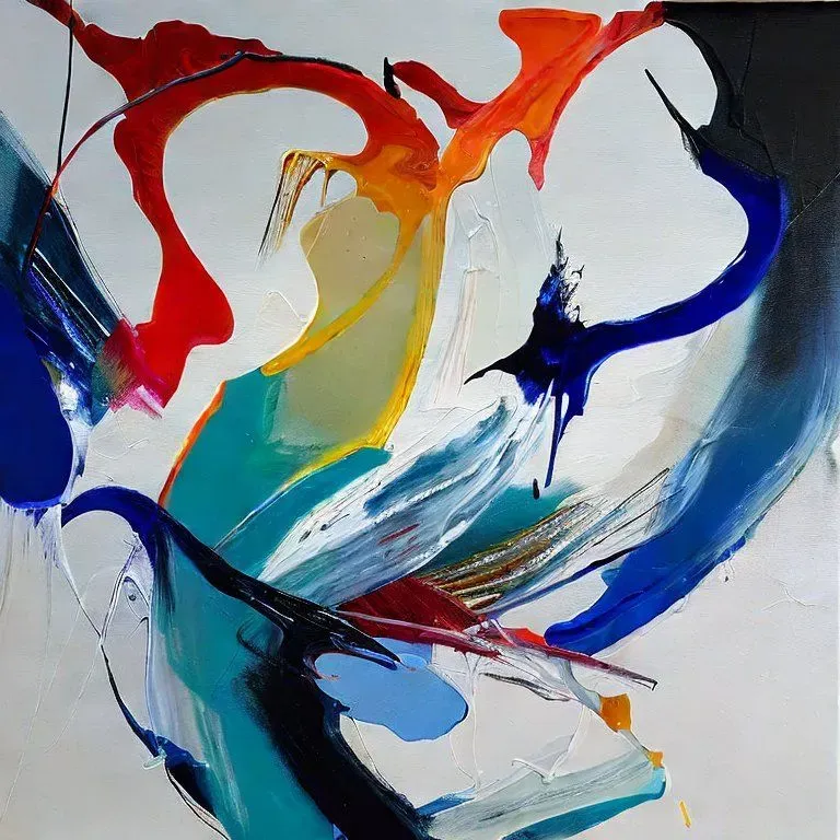 Abstract Expressionist Art