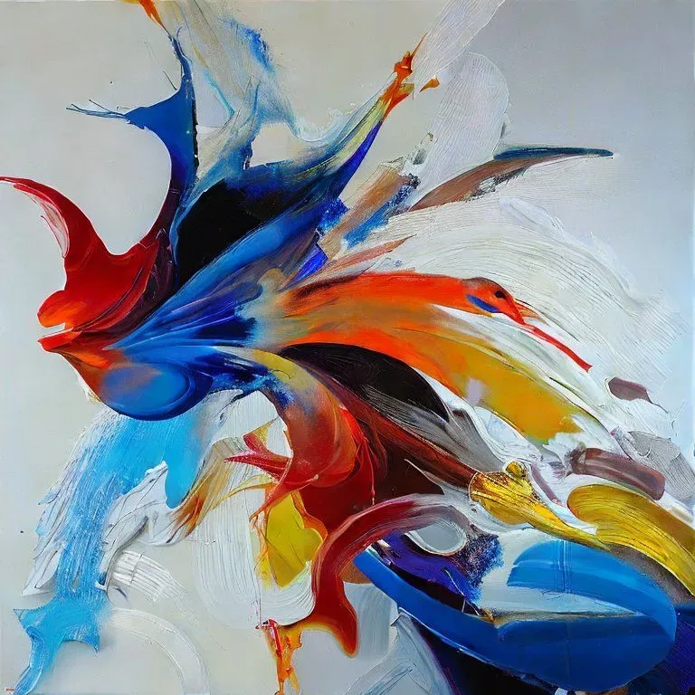 Abstract Expressionist Art