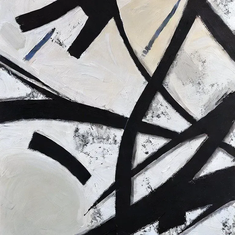 Abstract Black And White Art