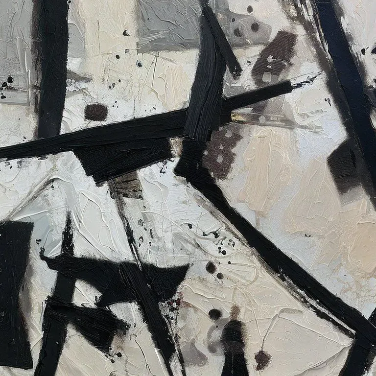 Abstract Black And White Art