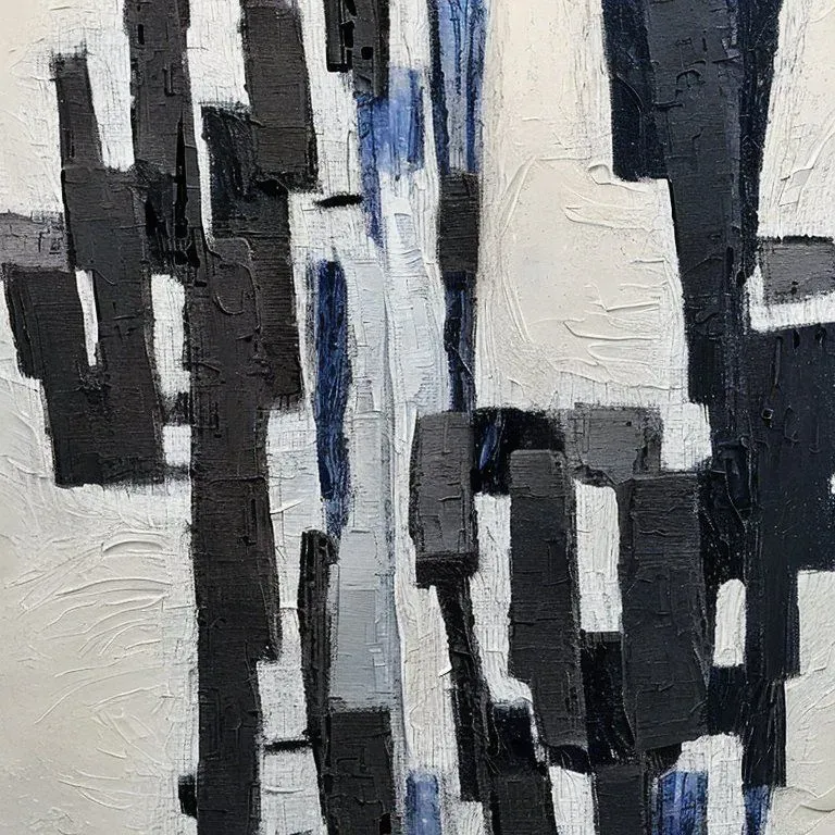 Abstract Black And White Art