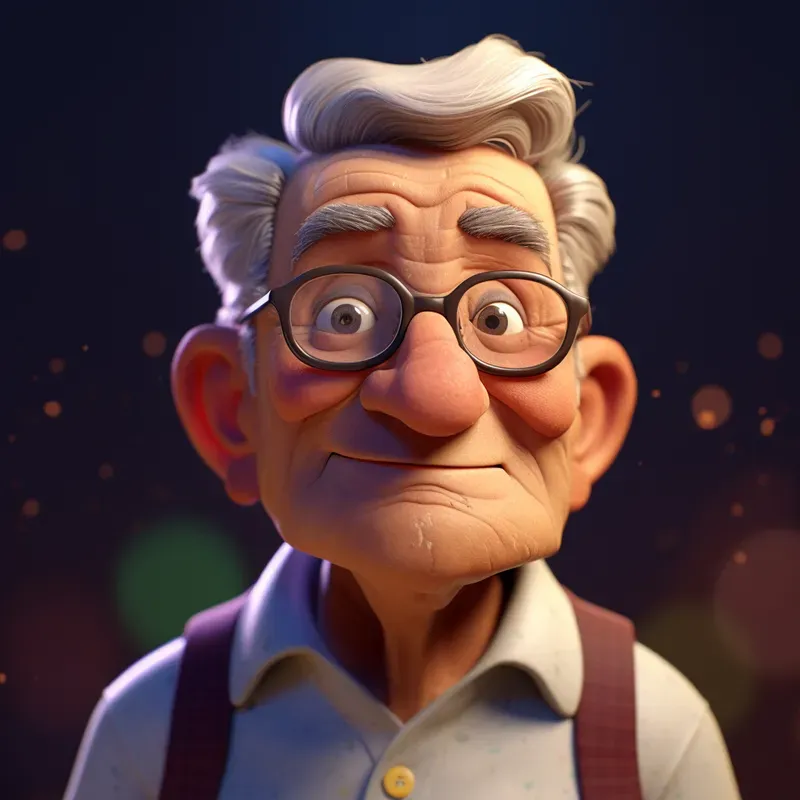 Beautiful Pixar 3D Characters