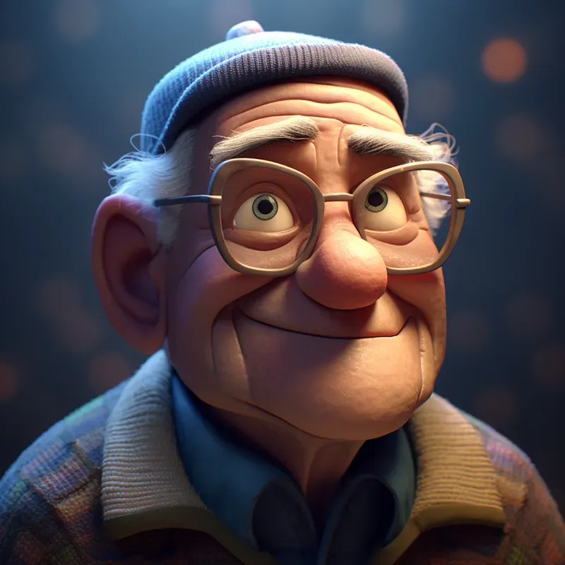 Beautiful Pixar 3D Characters
