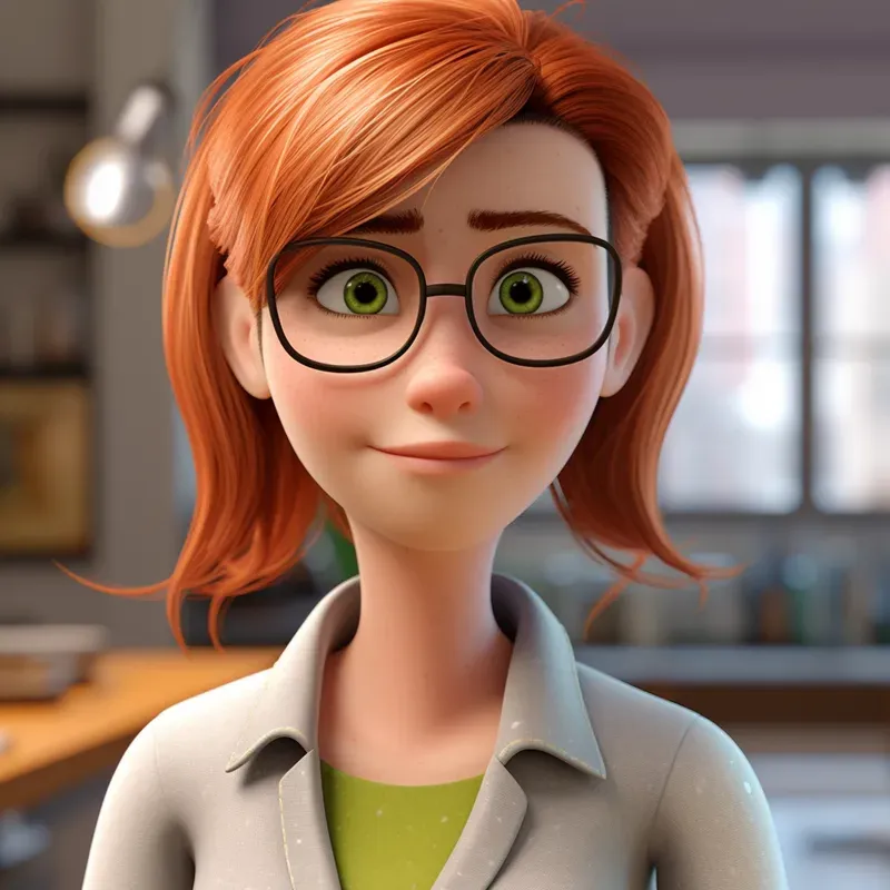 Beautiful Pixar 3D Characters