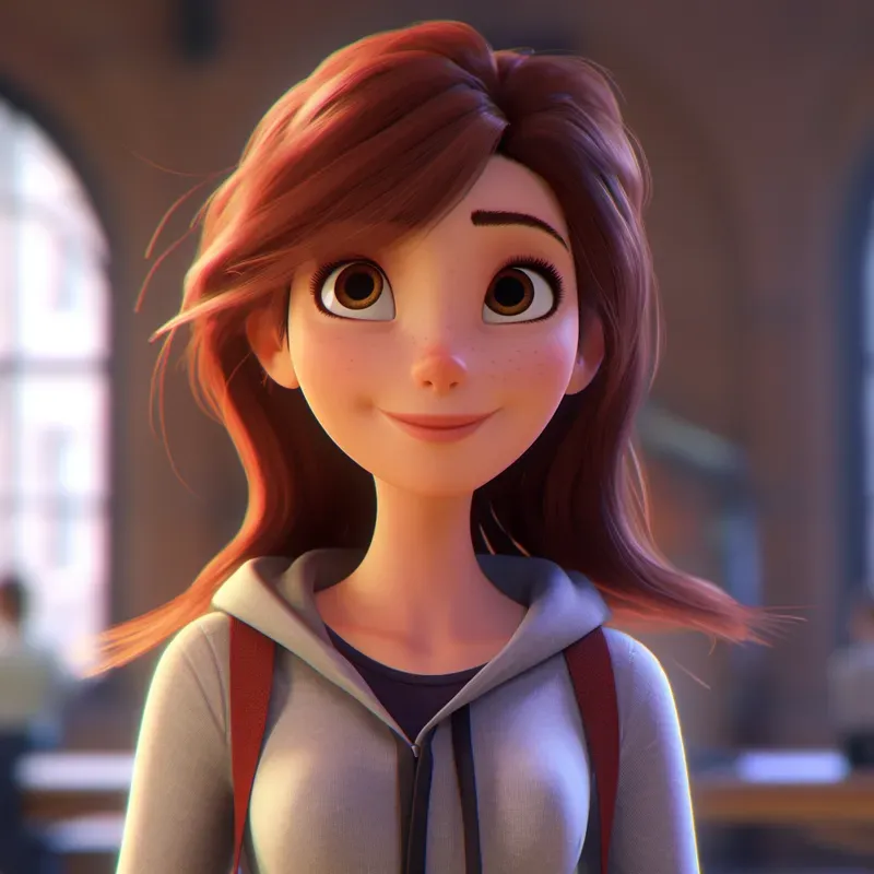 Beautiful Pixar 3D Characters