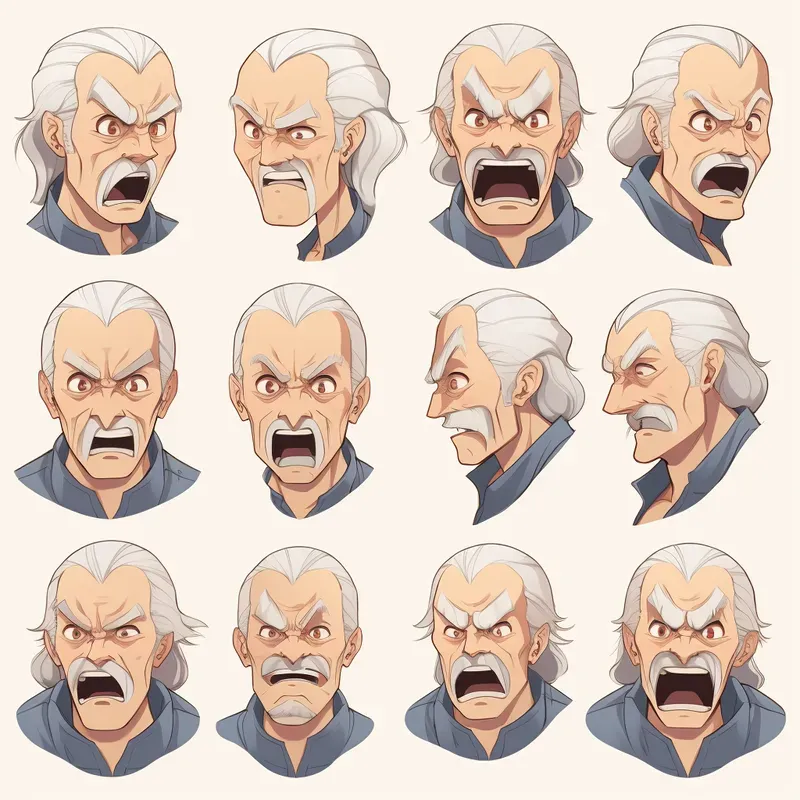 Facial Expressions Of Anime Characters