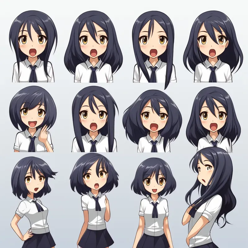 Facial Expressions Of Anime Characters