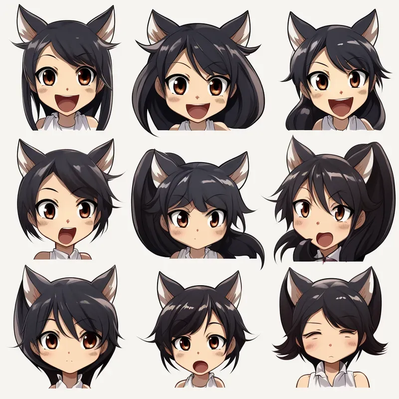 Facial Expressions Of Anime Characters