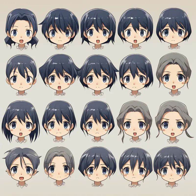 Facial Expressions Of Anime Characters