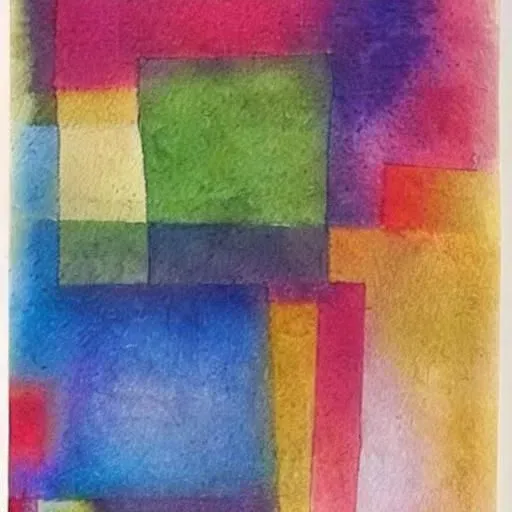 Bauhaus Style Abstract Watercolor Generator