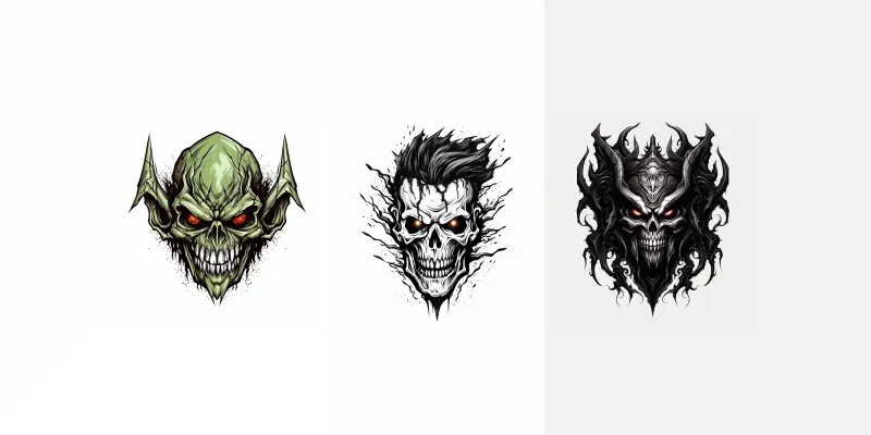 Death Metal Logos generated by undefined