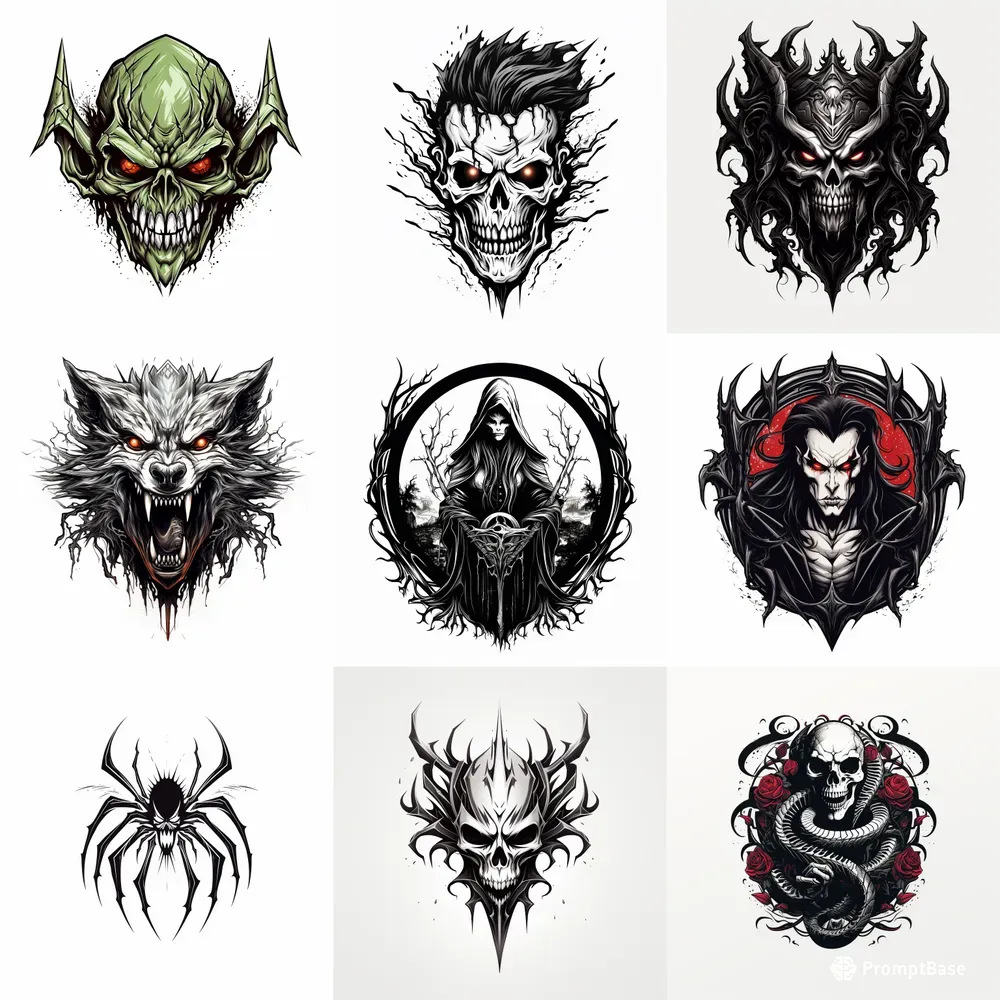 Death Metal Logos