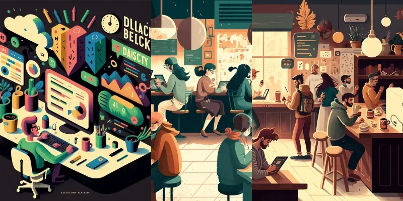 Vector Illustrations generated by undefined