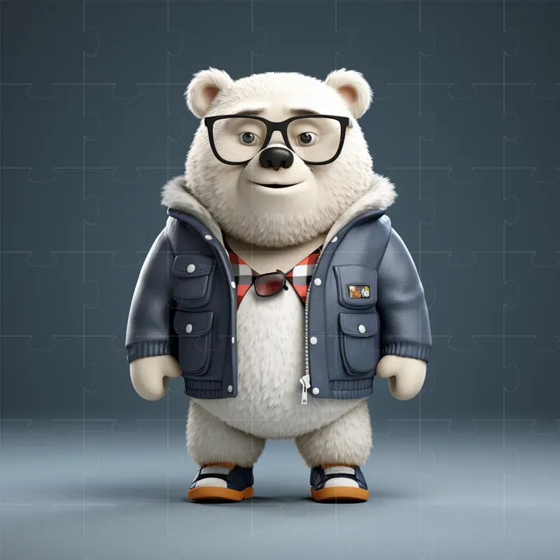 Animals Wearing Glasses Cartoons