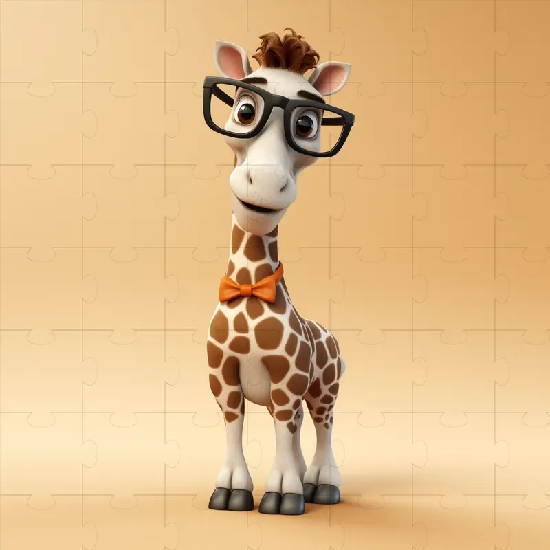 Animals Wearing Glasses Cartoons