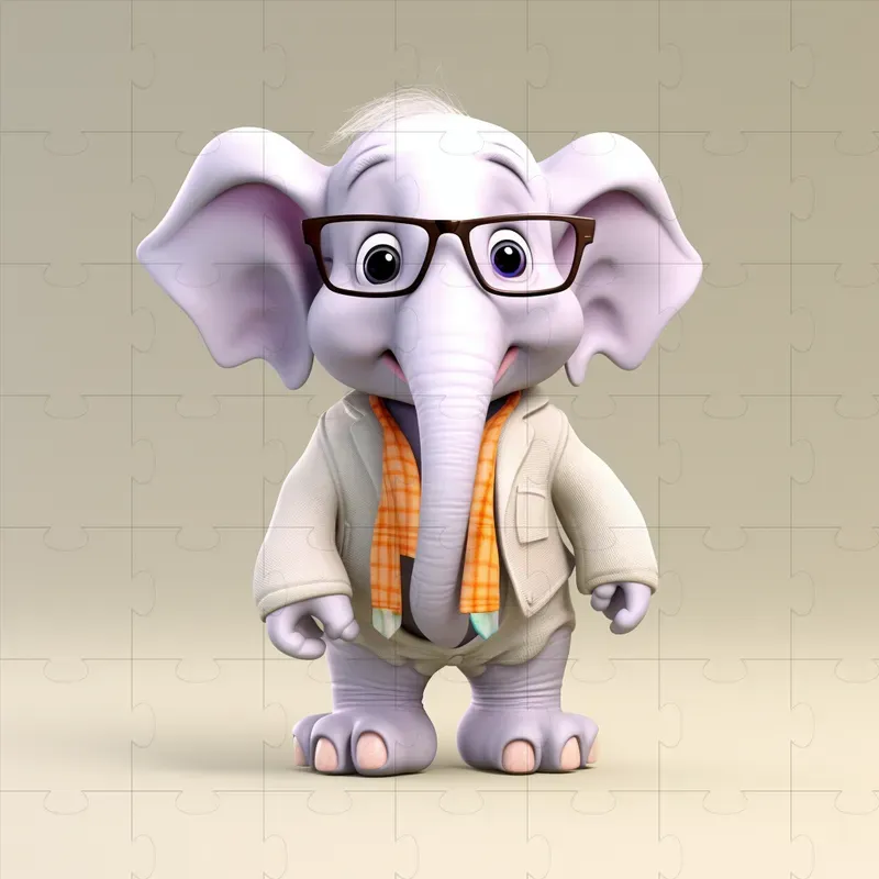 Animals Wearing Glasses Cartoons