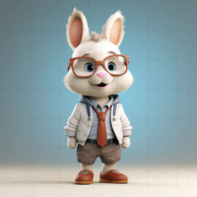 Animals Wearing Glasses Cartoons