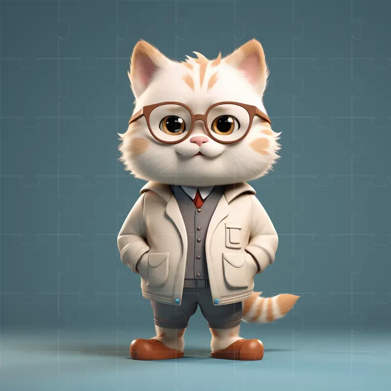 Animals Wearing Glasses Cartoons